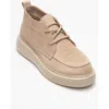Forever & Always Shoes Lilya Leather Chukka Boot In Gray