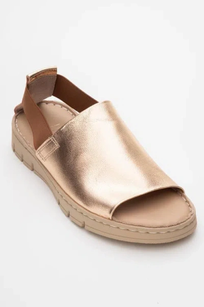 Forever & Always Shoes Londoi Elastic Strap Leather Sandal