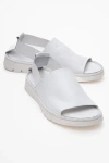 Forever & Always Shoes Londoi Elastic Strap Leather Sandal