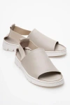 Forever & Always Shoes Londoi Elastic Strap Leather Sandal