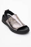 Forever & Always Shoes Londoi Elastic Strap Leather Sandal
