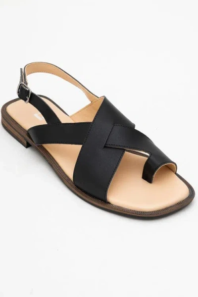 Forever & Always Shoes Louna Leather Thong Sandals