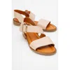 Forever & Always Shoes Majesty Leather Sandal In Brown