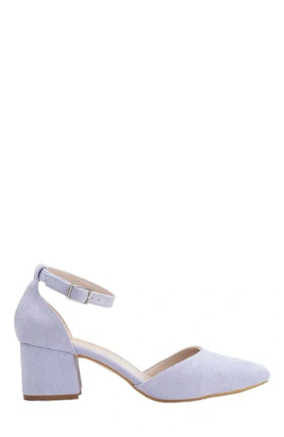 Forever & Always Shoes Marcelle Low Block Heel Pumps