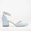 Forever & Always Shoes Marcelle Low Block Heel Pumps