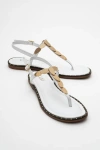 Forever & Always Shoes Marea Leather Flat Sandal