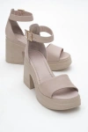Forever & Always Shoes Margot Leather Platform Sandal