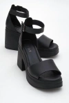 Forever & Always Shoes Margot Leather Platform Sandal