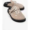 Forever & Always Shoes Maril Leather Buckle Sandal In Brown