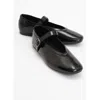 Forever & Always Shoes Matilda Leather Mary Jane Flats In Black Patent Leather