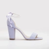 Forever & Always Shoes Women's Pink / Purple Melissa - Lilac Suede Sandals With Pearls