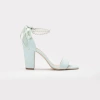 Forever & Always Shoes Women's Neutrals / Green Melissa - Mint Green Sandals With Pearls
