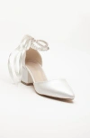 Forever & Always Shoes Miranda Low Block Heels With Pearls