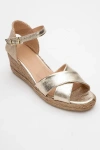 Forever & Always Shoes Miria Leather Platform Espadrille