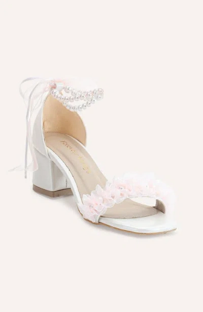 Forever & Always Shoes Moana Lace Bridal Low Heel Sandals