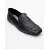 Forever & Always Shoes Morne Leather Loafers In Black