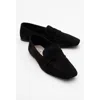 Forever & Always Shoes Morne Leather Loafers In Black