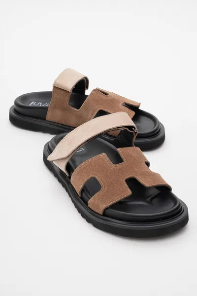 Forever & Always Shoes Morte Leather Slide Sandal (women)