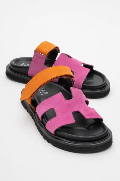 Forever & Always Shoes Morte Leather Slide Sandal (women)