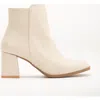 Forever & Always Shoes Nadine Ankle Boots In Beige