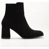 Forever & Always Shoes Nadine Ankle Boots In Black Suede