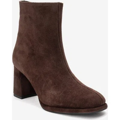 Forever & Always Shoes Napoli Leather Block Heel Boot In Multi