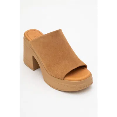 Forever & Always Shoes Nola Leather Platform Mules