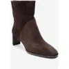 Forever & Always Shoes Nordy Leather Boot In Brown