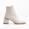 Forever & Always Shoes Odette Ankle Boots In White