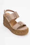 Forever & Always Shoes Olien Suede Leather Platform Espadrilles