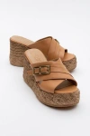 Forever & Always Shoes Palmas Leather Platform Sandal