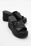Forever & Always Shoes Palmas Leather Platform Sandal