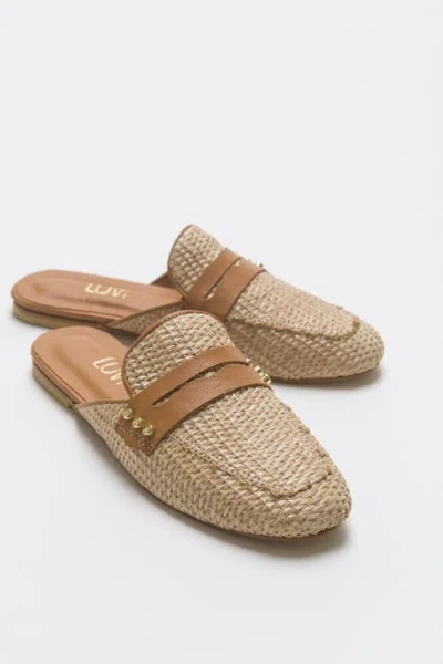 Forever & Always Shoes Patrizia Leather Mule In Brown
