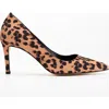 Forever & Always Shoes Perla Pointed Toe Stiletto Pumps In Leopard