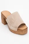 Forever & Always Shoes Pull Leather Platform Mules In Multi