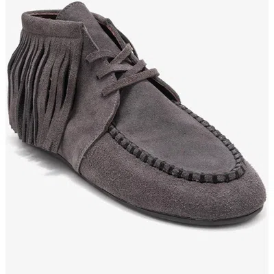 Forever & Always Shoes Raux Leather Ankle Boot In Purple