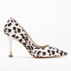 Forever & Always Shoes Raven Pointed Toe Stiletto Pumps In Zebra