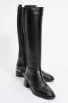Forever & Always Shoes Rochos Leather Boot In Black