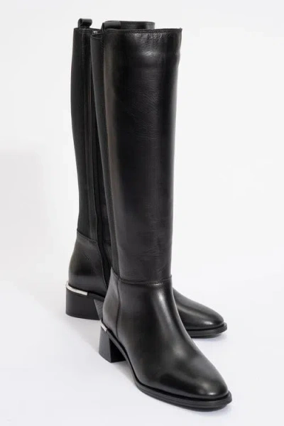 Forever & Always Shoes Rochos Leather Boot In Black