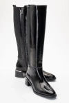 Forever & Always Shoes Rochos Leather Boot In Black