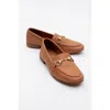 Forever & Always Shoes Rory Leather Bit Loafer In Orange Leather