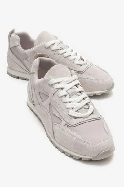 Forever & Always Shoes Sahra Leather Sneaker In Neutral