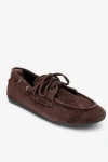 Forever & Always Shoes Serelis Leather Lace Up Loafer In Brown