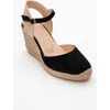 Forever & Always Shoes Sinta Suede Leather Platform Espadrille