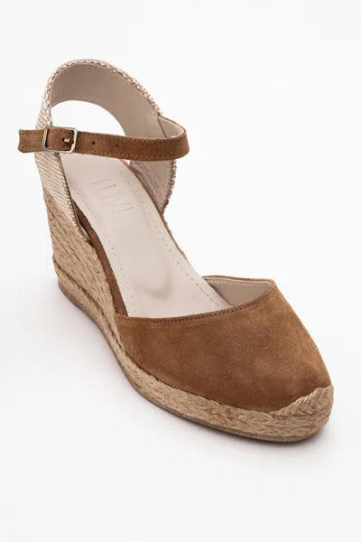Forever & Always Shoes Sinta Suede Leather Platform Espadrille In Multi