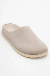 Forever & Always Shoes Space Suede Leather Slide Sandal In Brown