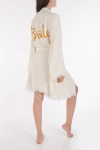 Forever & Always Shoes Thalassa Hande Bridal Short Kimono In White