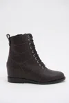 Forever & Always Shoes Tivona Leather Boot In Brown