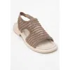 Forever & Always Shoes Weave Leather Woven Sandal