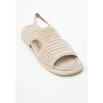 Forever & Always Shoes Weave Leather Woven Sandal